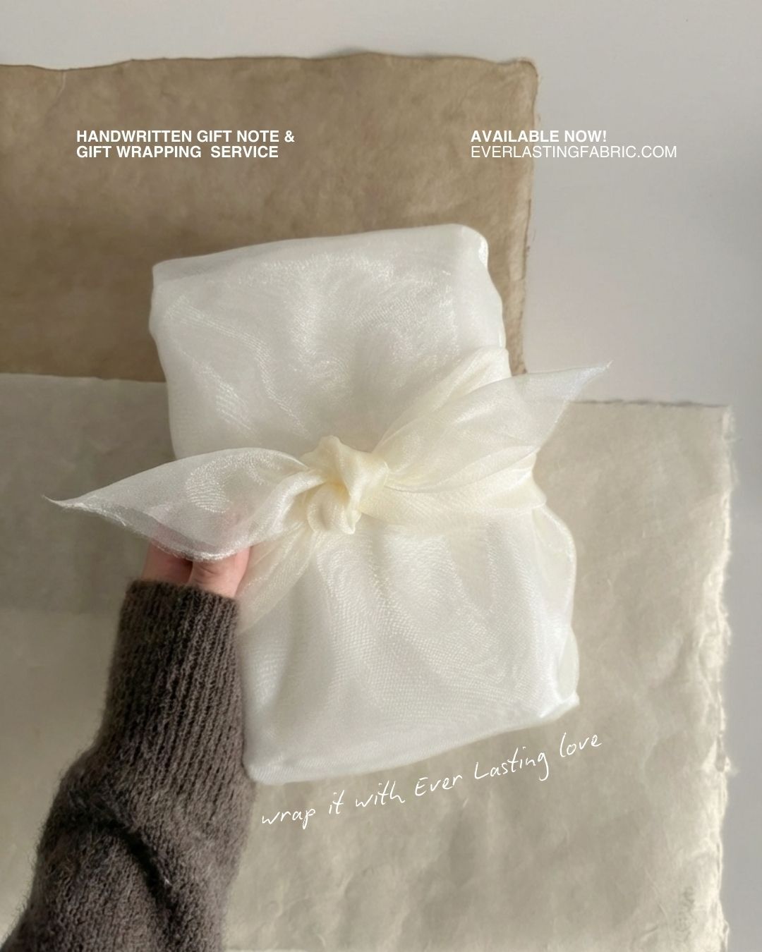 - Ever Lasting - Handwritten Gift Note & Gift Wrapping - Gift Wrap - Ever Lasting
