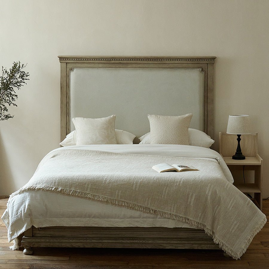 - Ever Lasting - Helena Jacquard Throw Blanket (7 Shades) - Blanket - Ever Lasting