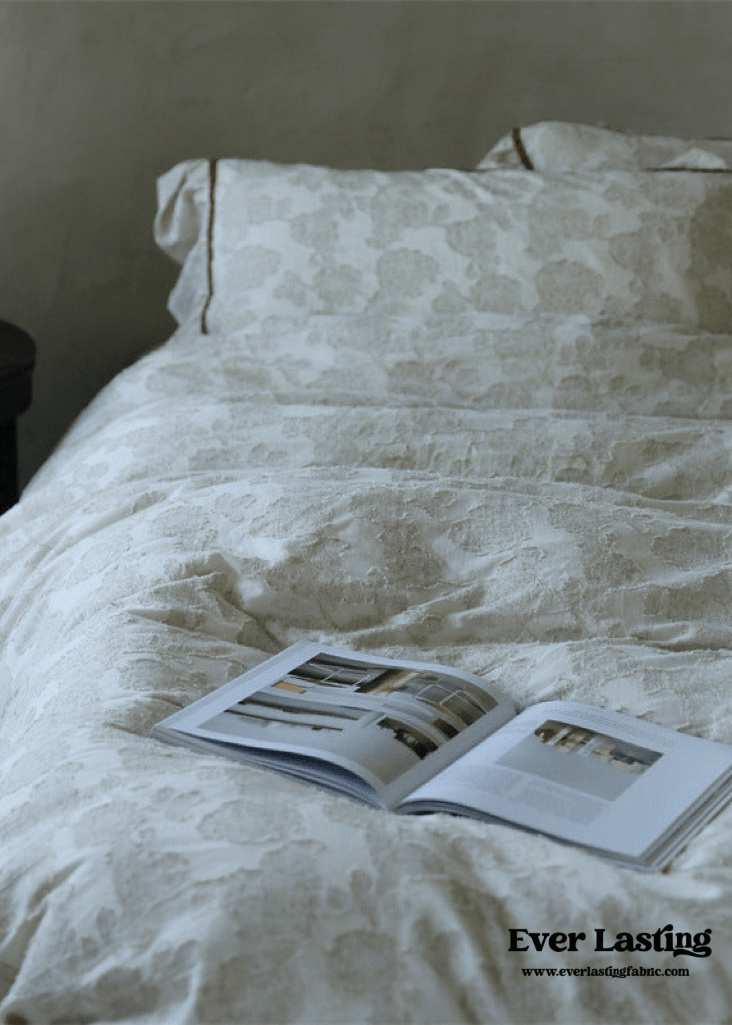 - Ever Lasting - Hidden Garden Linen Cotton Floral Ruffle Bedding Bundle - Bedding Bundle - Ever Lasting