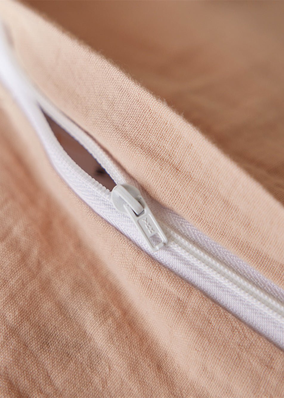 Isadora Lace Ruffle Double Gauze Bedding Set / Purple - Ever Lasting