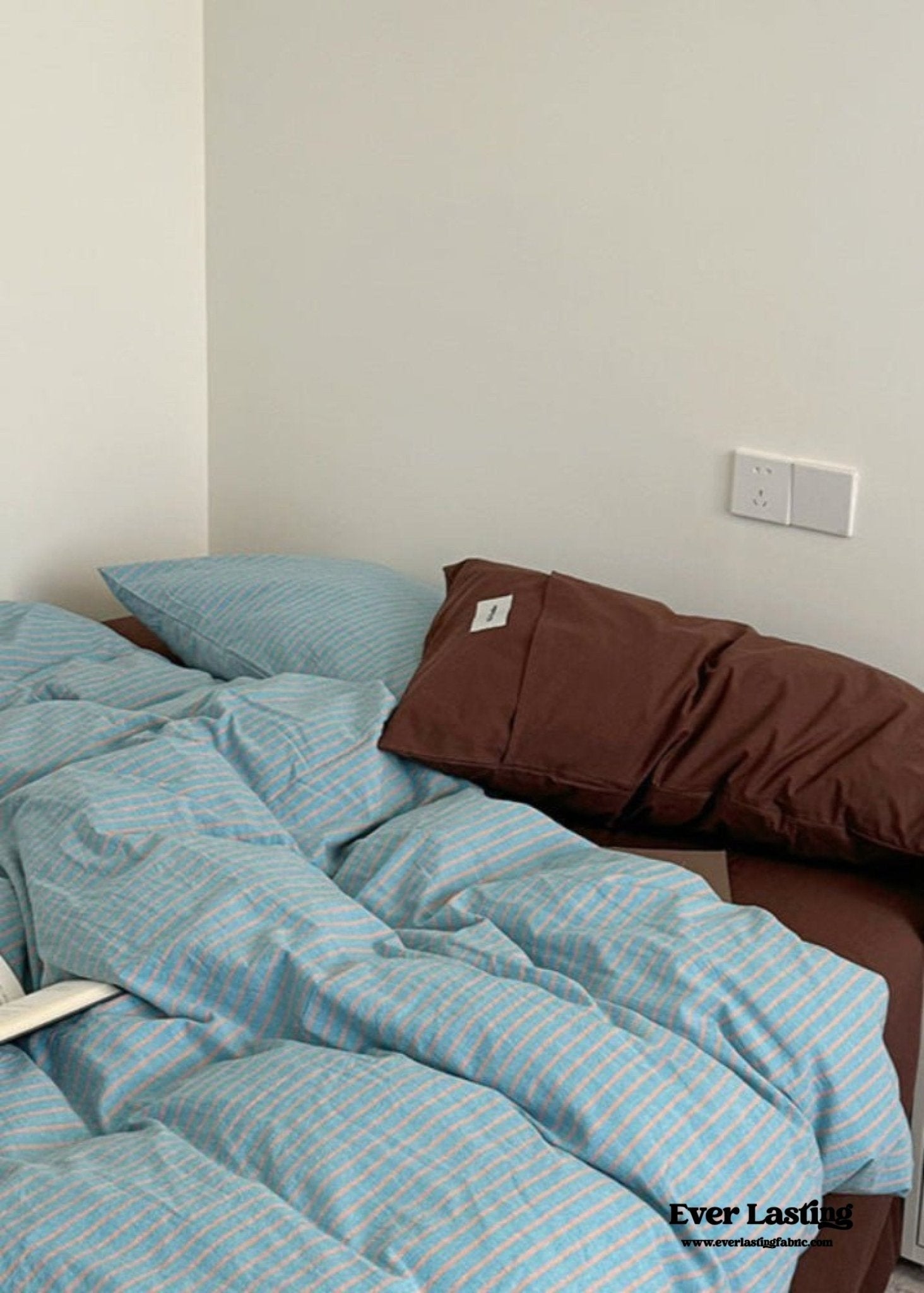 James Striped Bedding Set / Green - Ever Lasting