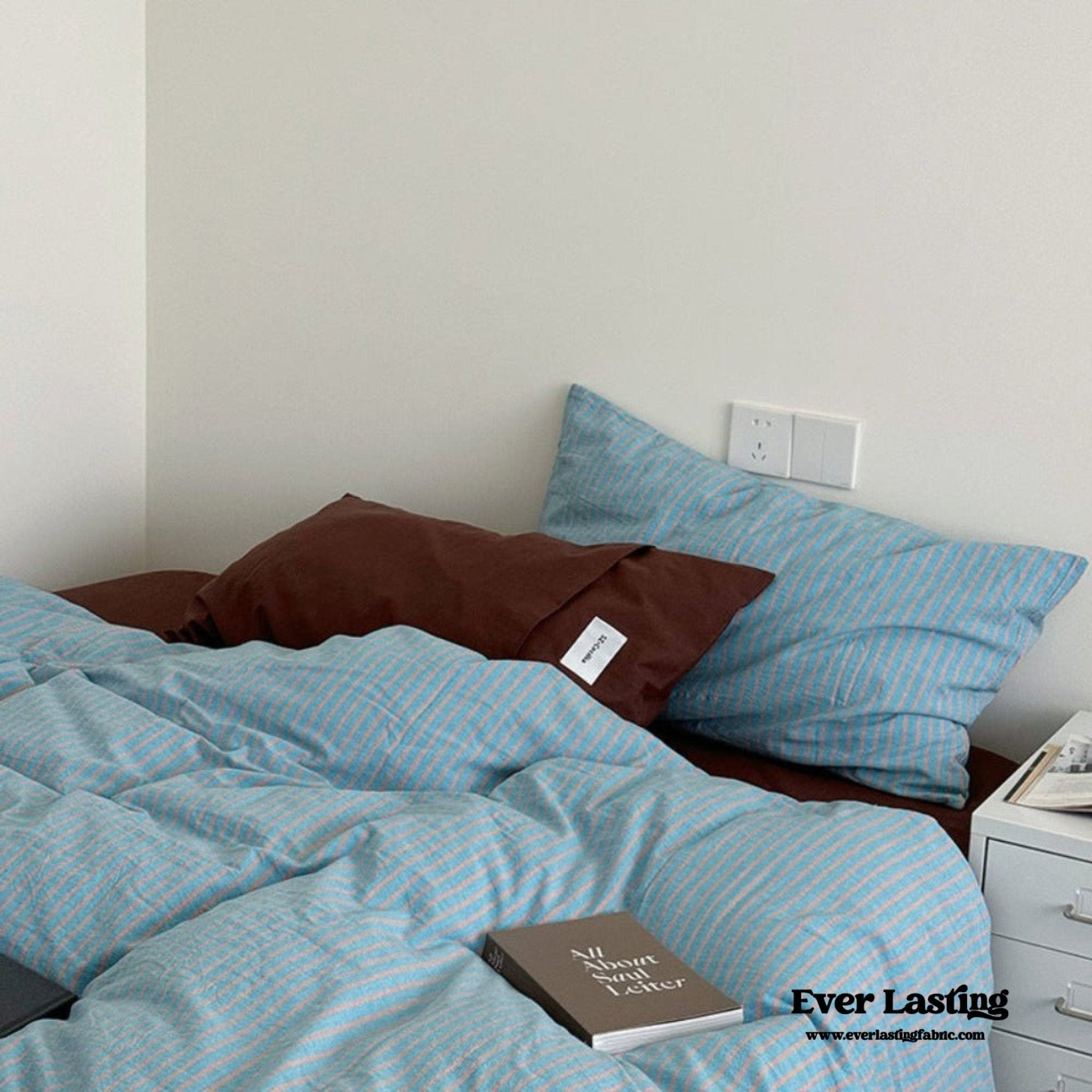 James Striped Bedding Set / Green - Ever Lasting