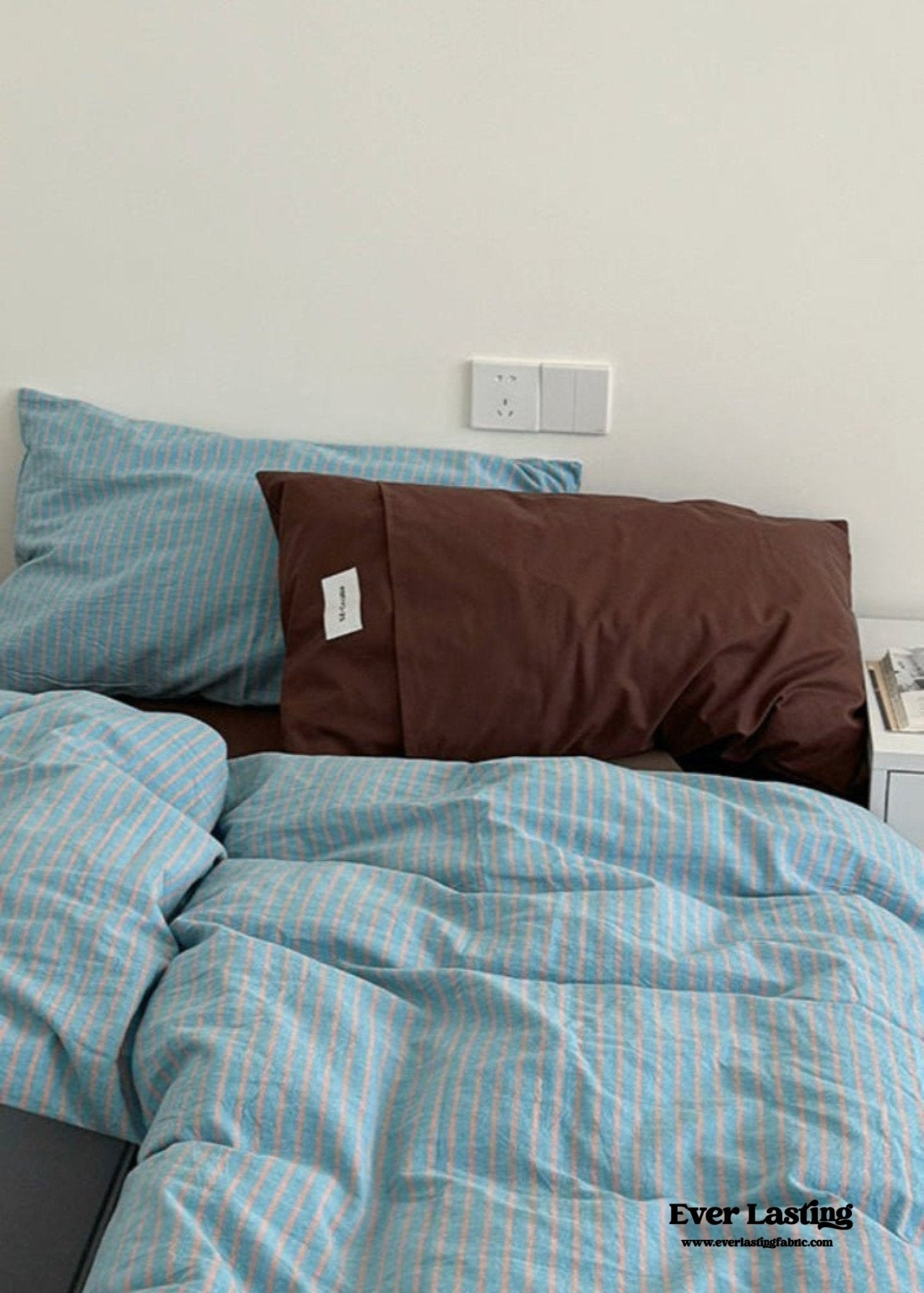 James Striped Bedding Set / Purple - Ever Lasting