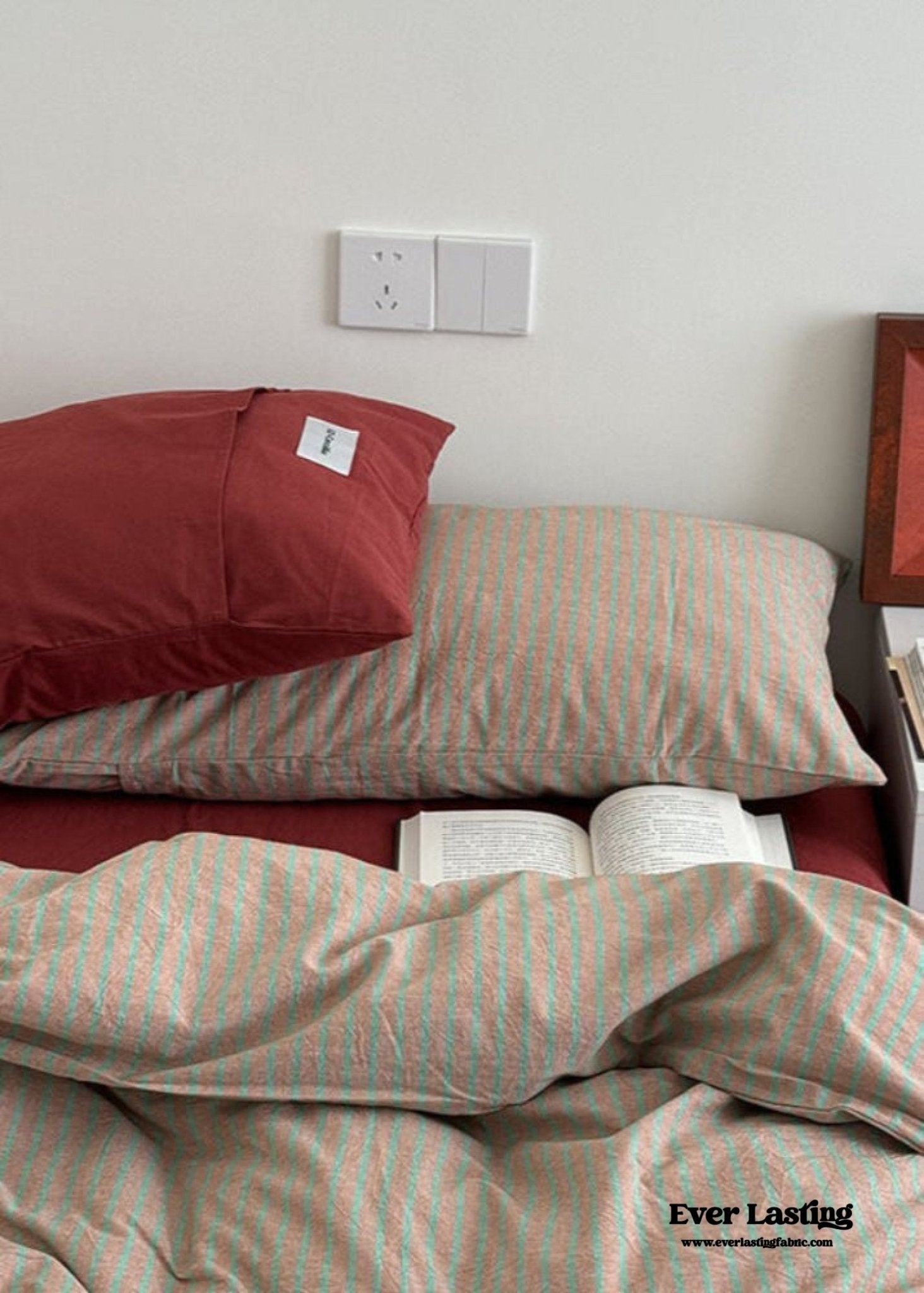 James Striped Bedding Set / Yellow - Ever Lasting