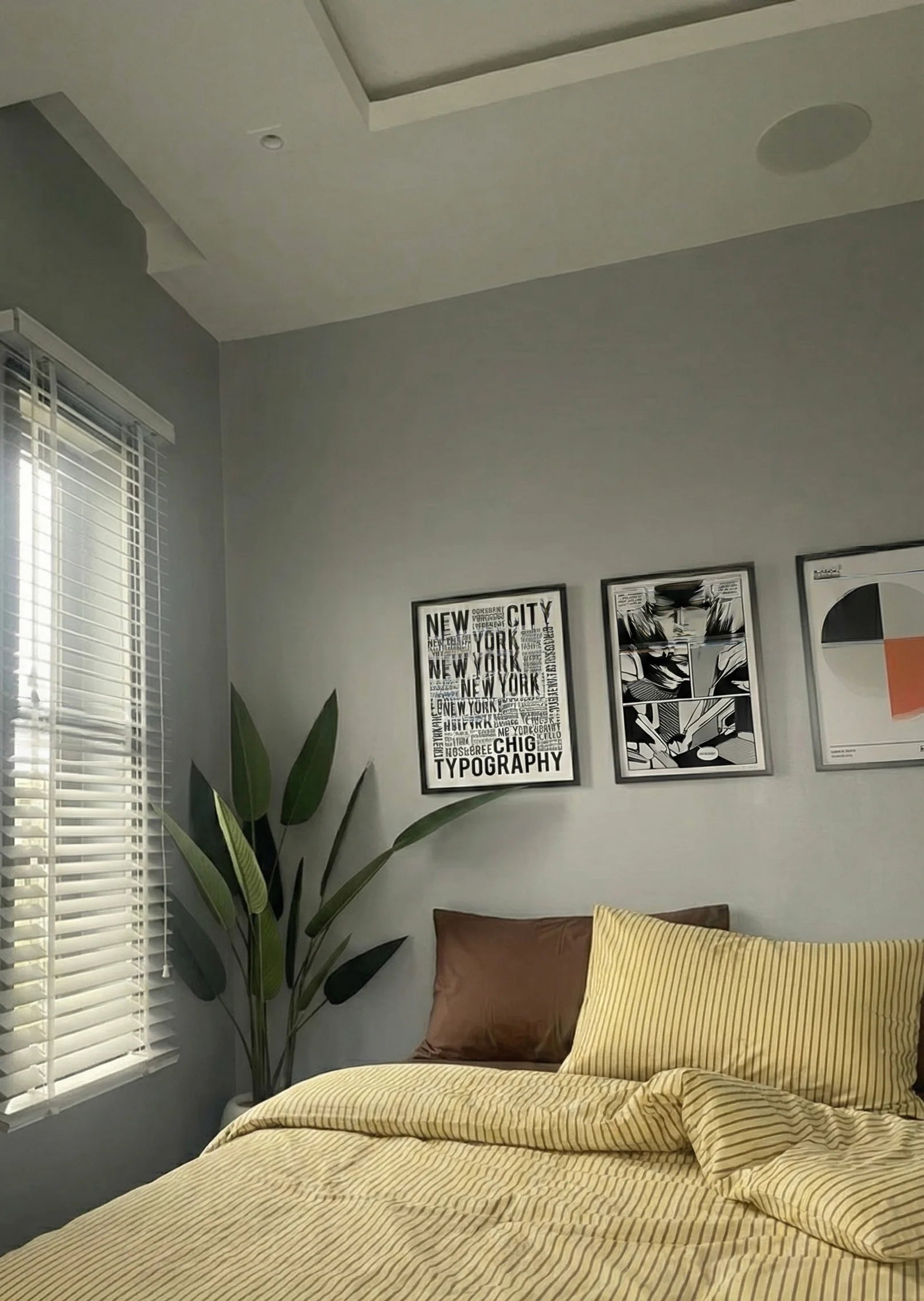 - Ever Lasting - James Striped Bedding Set / Yellow - Bedding Set - Ever Lasting