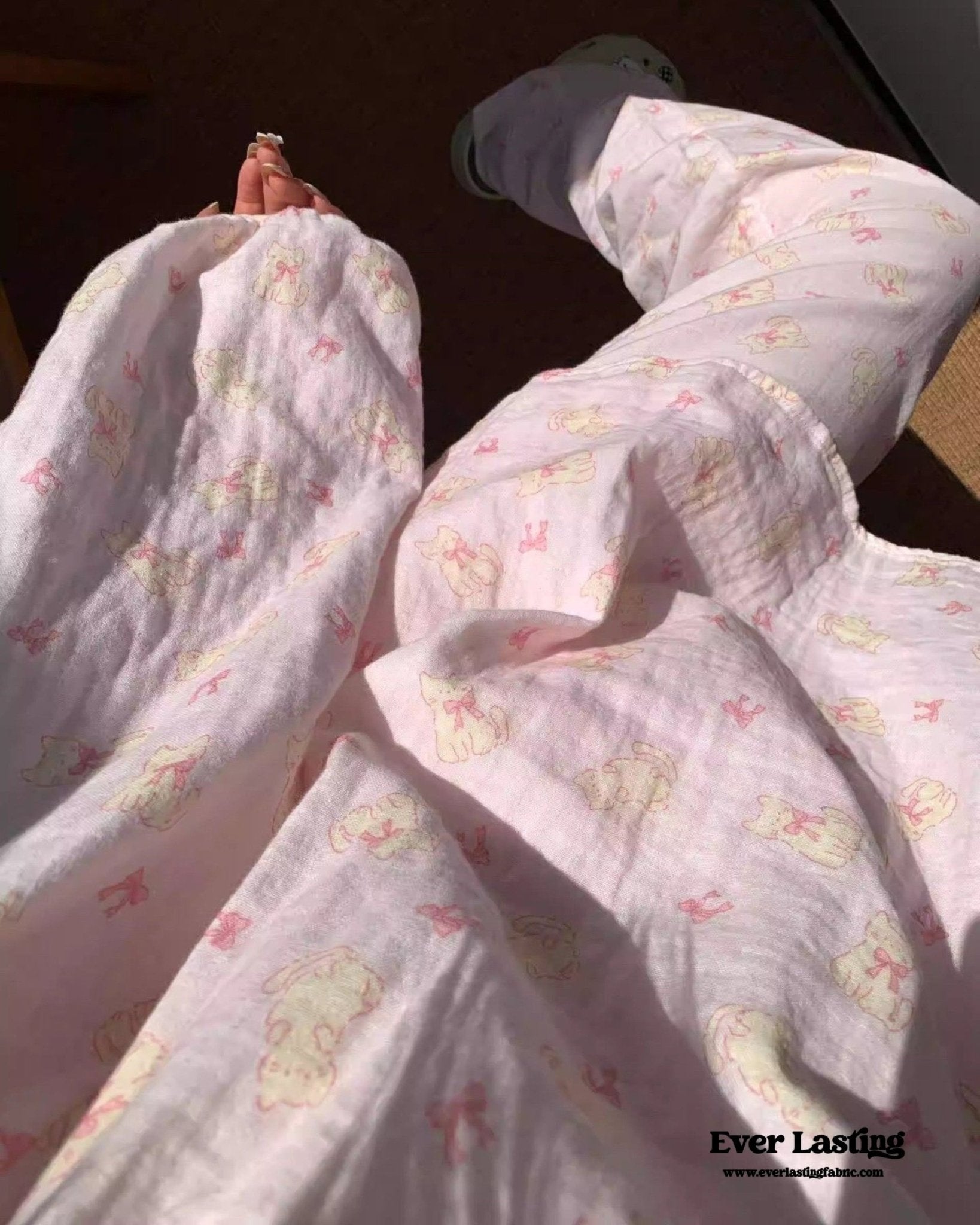 Jasmine Long Sleeves and Pants Pajama Set - Ever Lasting