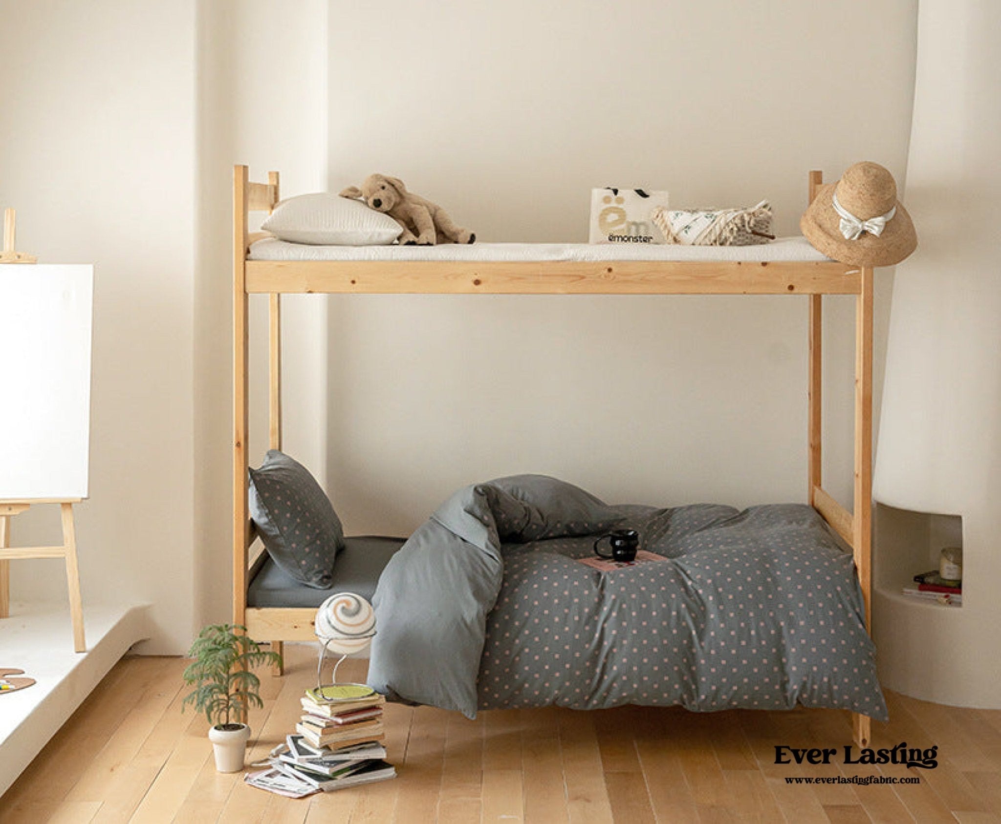 Jersey Knit Boho Twin Dorm Bedding Set / Burnt Orange - Ever Lasting