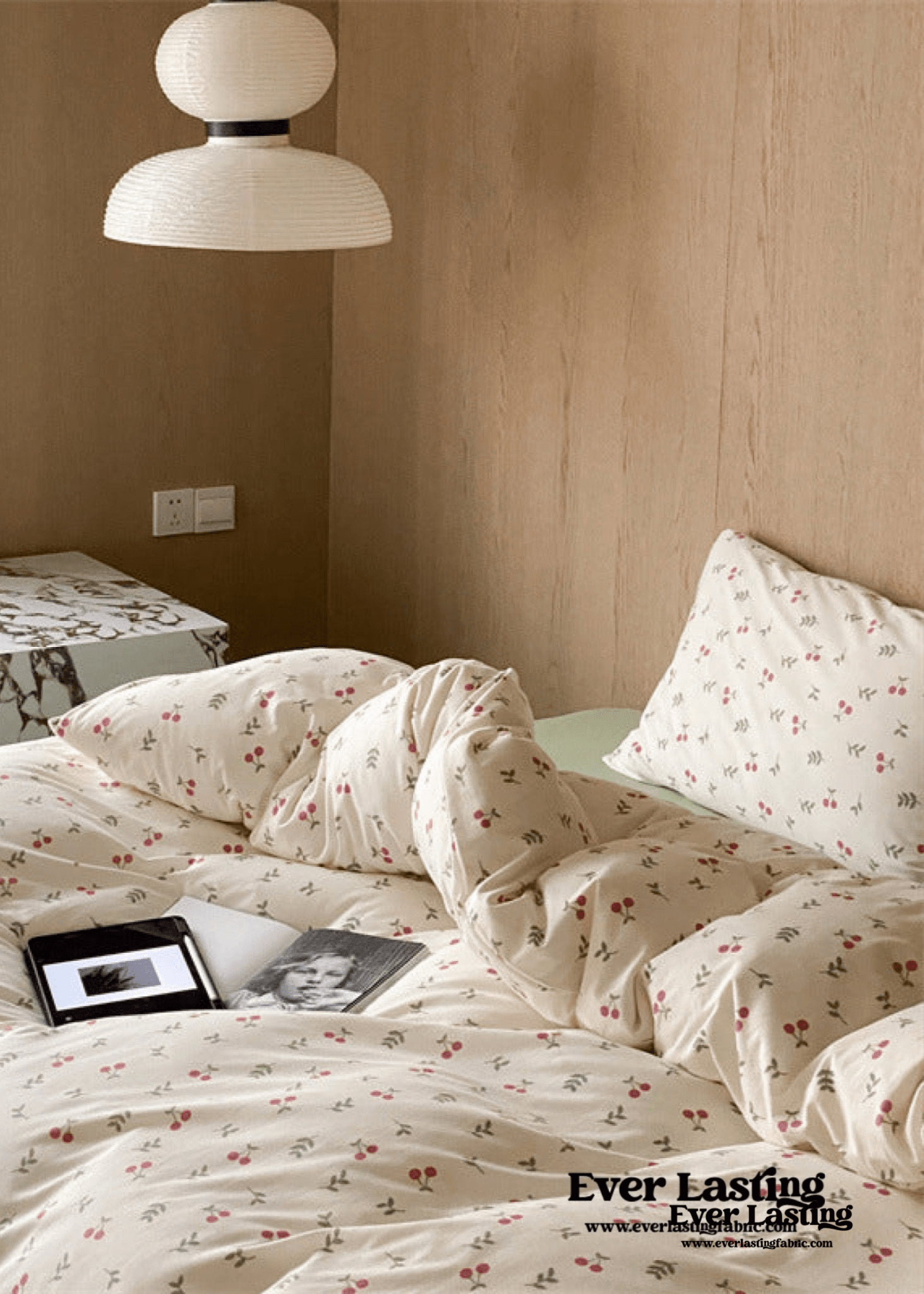 Jersey Knit Cotton Floral Bedding Bundle - Ever Lasting