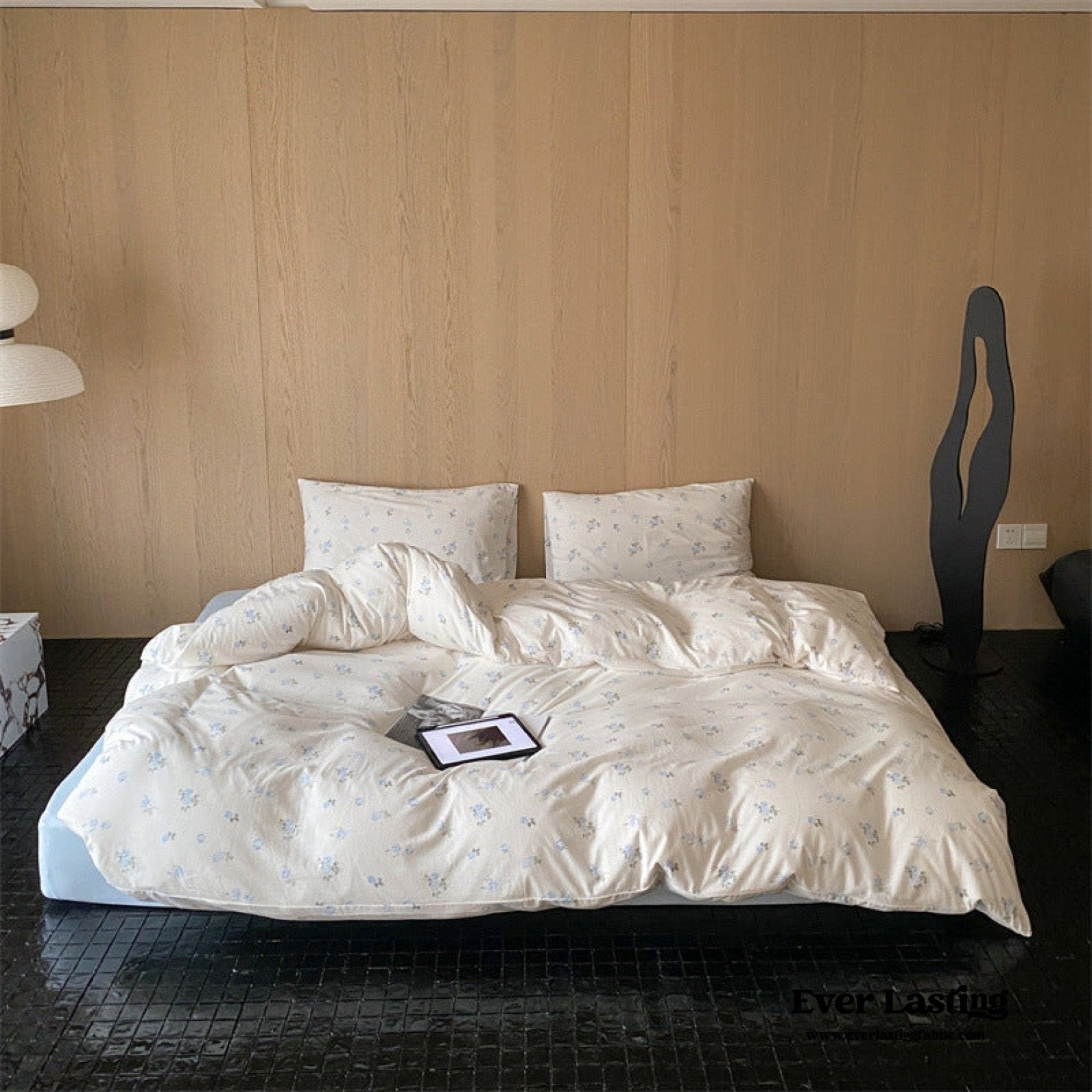 Jersey Knit Cotton Floral Bedding Bundle - Ever Lasting