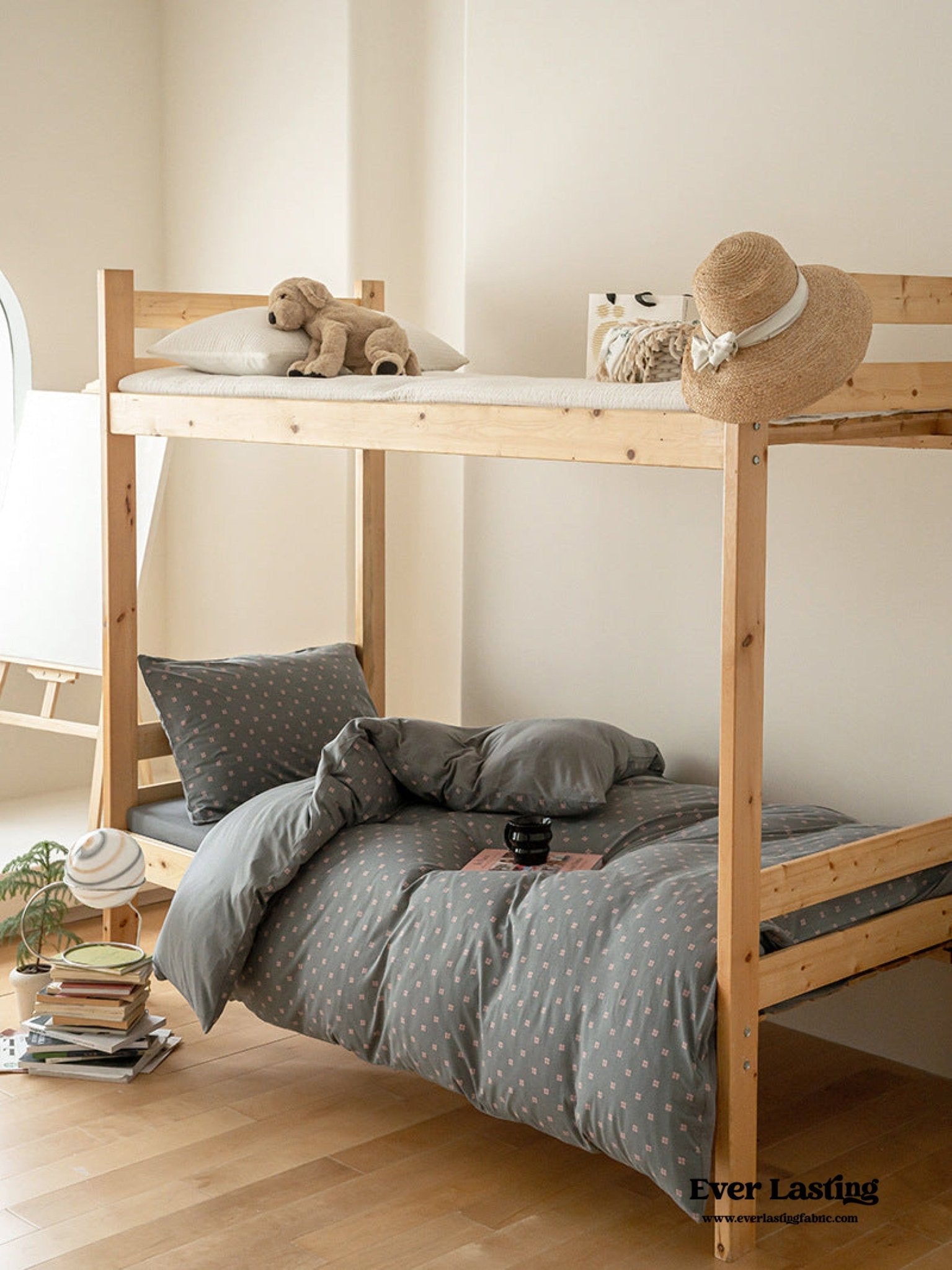 Jersey Knit Twin Dorm Bedding Bundle - Ever Lasting