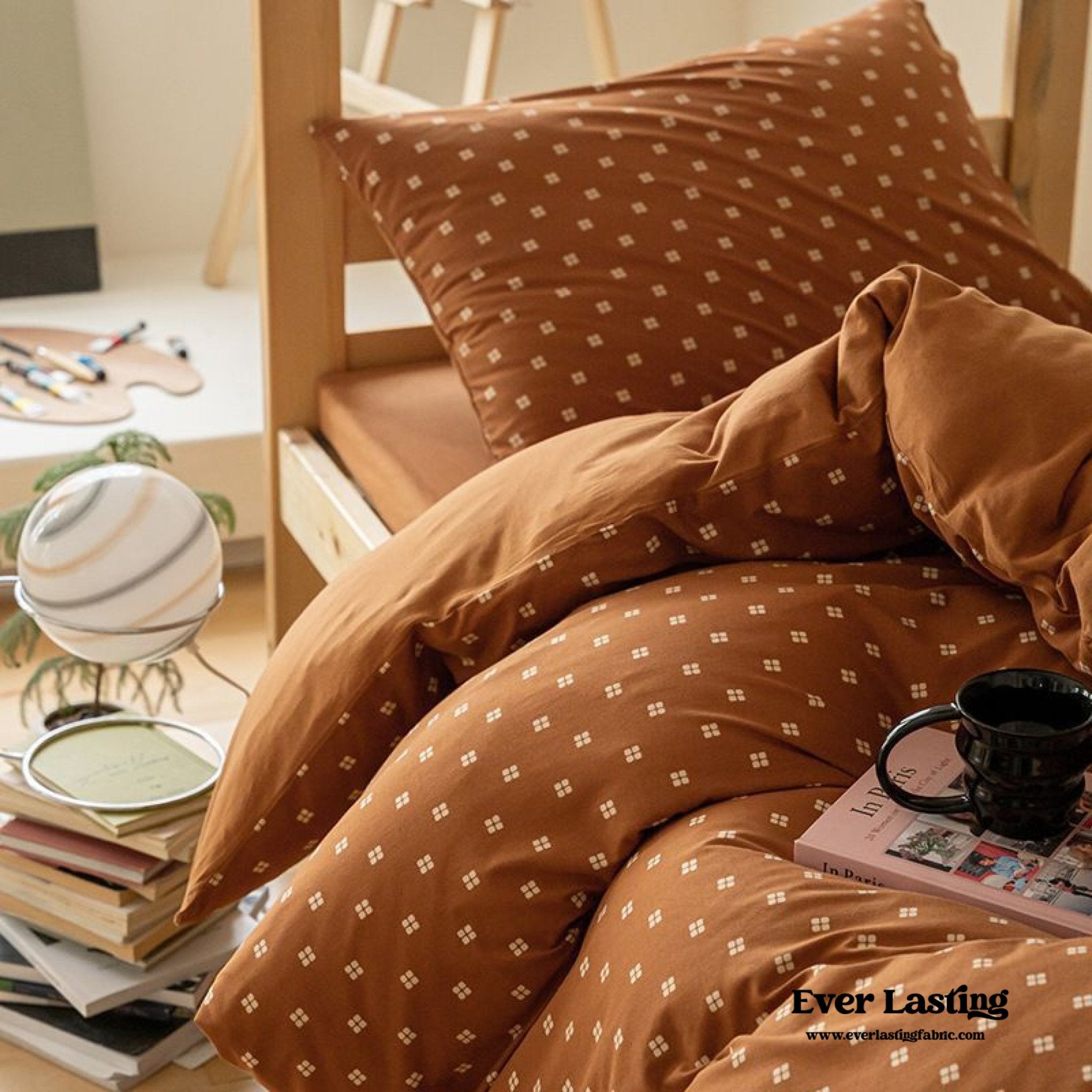 Jersey Knit Twin Dorm Bedding Bundle - Ever Lasting