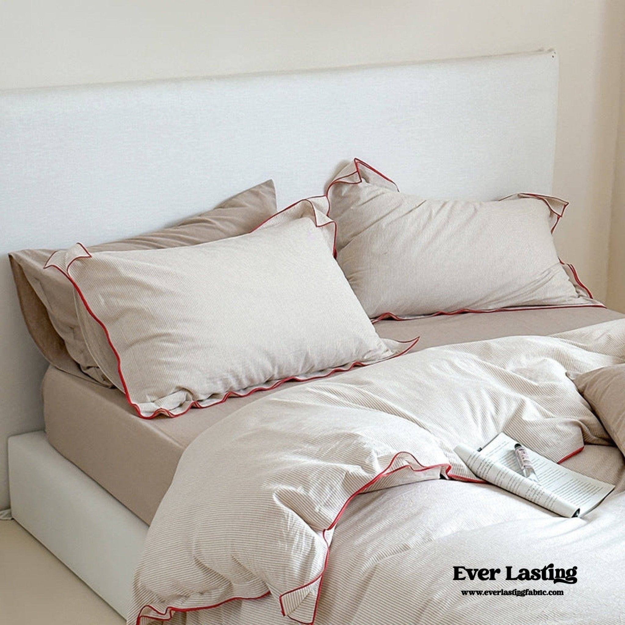 Joce Striped Bedding Set / Blue - Ever Lasting