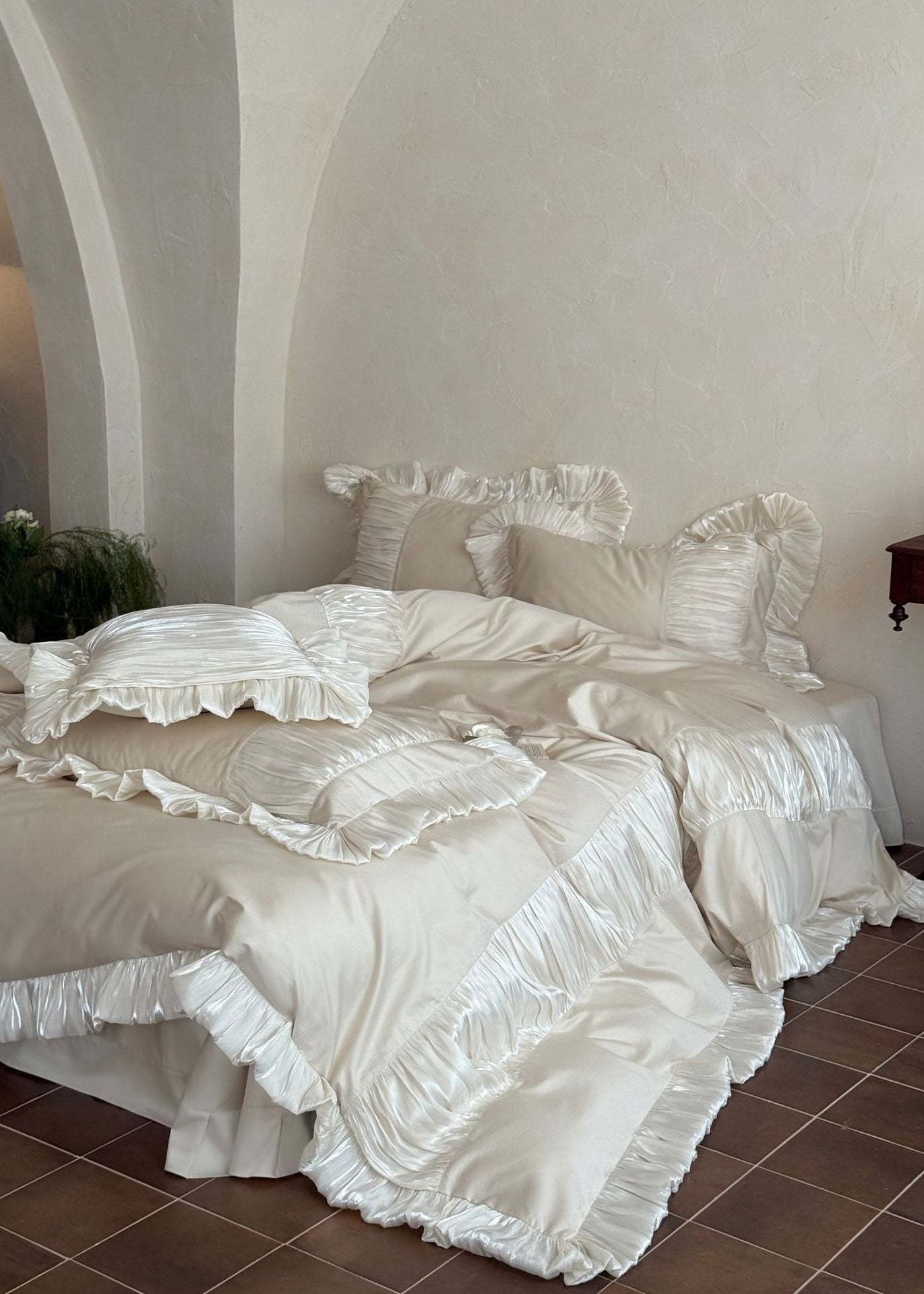 - Ever Lasting - Josephine Pleated Ruffle Bedding Bundle - Bedding Bundle - Ever Lasting