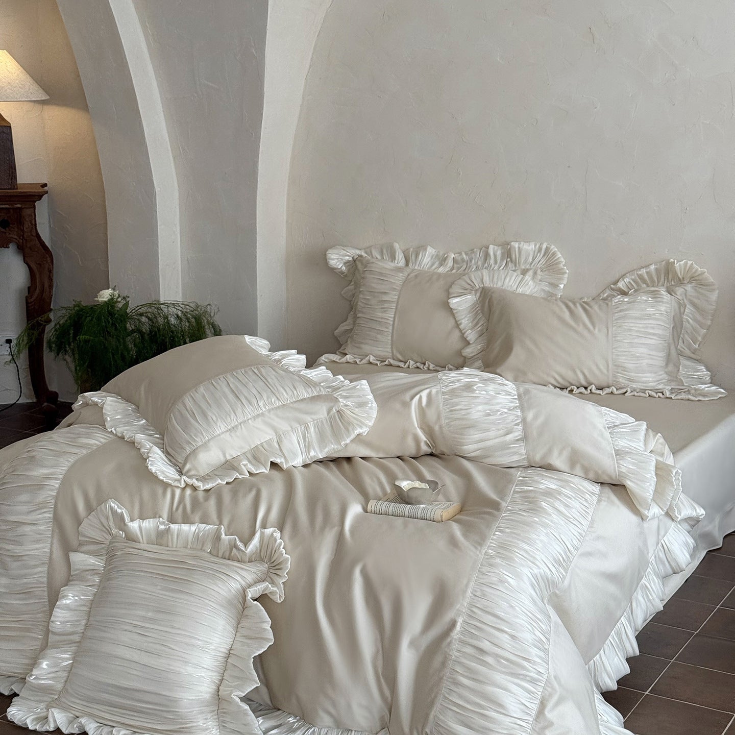 - Ever Lasting - Josephine Pleated Ruffle Bedding Bundle - Bedding Bundle - Ever Lasting