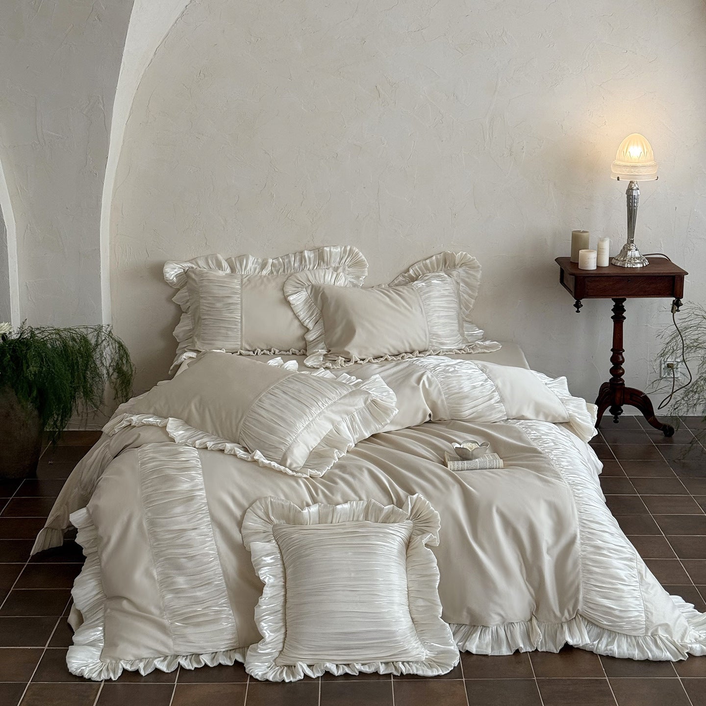 - Ever Lasting - Josephine Pleated Ruffle Bedding Bundle - Bedding Bundle - Ever Lasting
