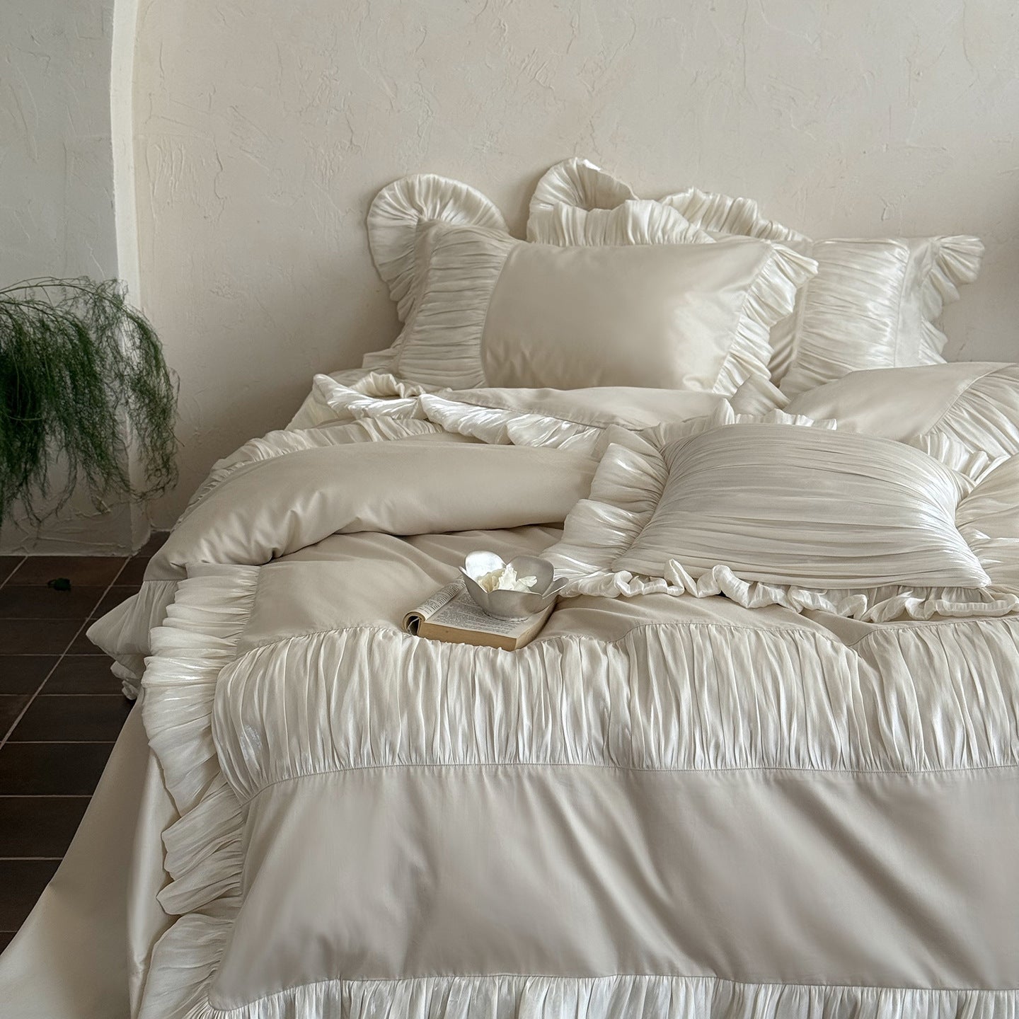 - Ever Lasting - Josephine Pleated Ruffle Bedding Bundle - Bedding Bundle - Ever Lasting