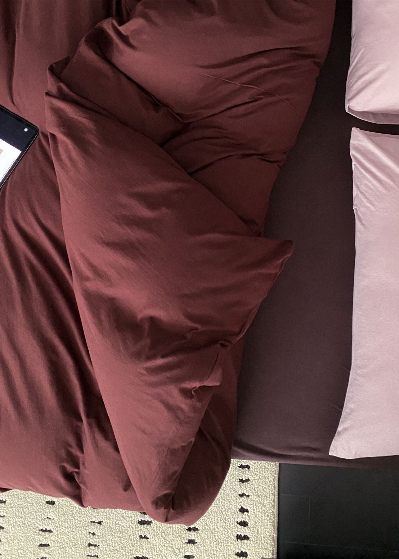 - Ever Lasting - Julian Minimalist Bedding Set / Brown - Bedding Set - Ever Lasting