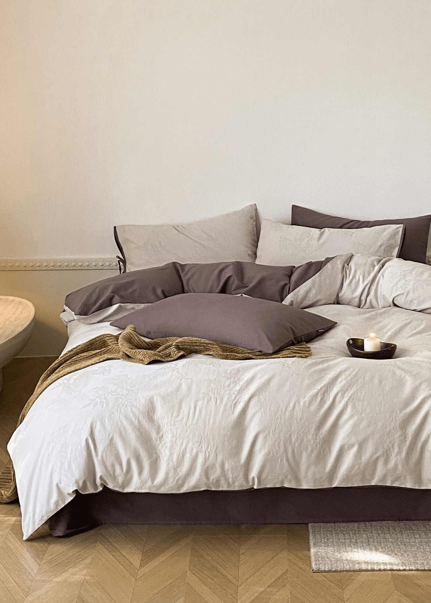 - Ever Lasting - Juliana Jacquard Bedding Set / Green - Bedding Set - Ever Lasting