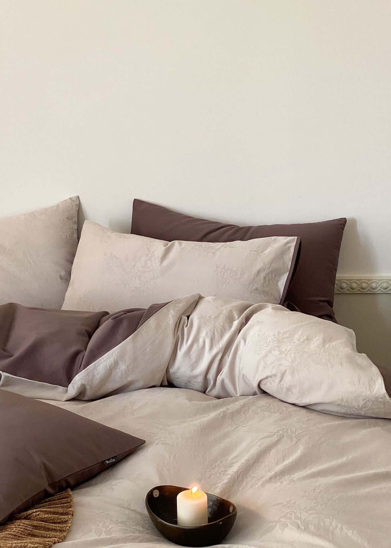 - Ever Lasting - Juliana Jacquard Bedding Set / Green - Bedding Set - Ever Lasting