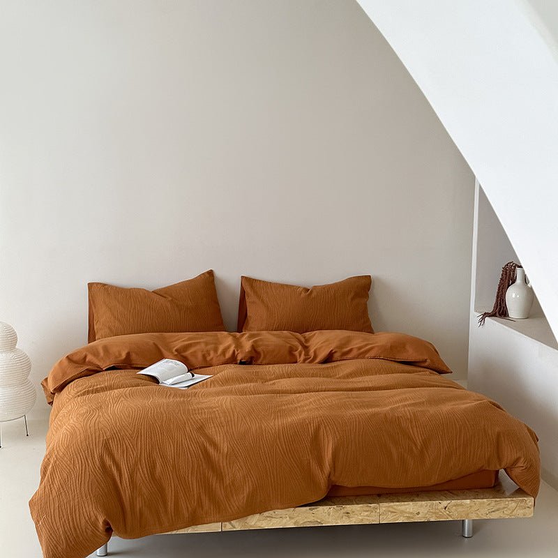 - Ever Lasting - Kinsley Jacquard Bedding Set / Black - Bedding Set - Ever Lasting