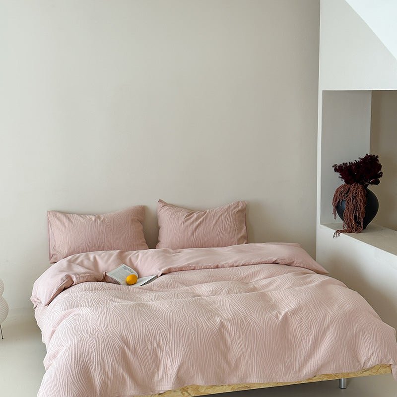 - Ever Lasting - Kinsley Jacquard Bedding Set / Black - Bedding Set - Ever Lasting