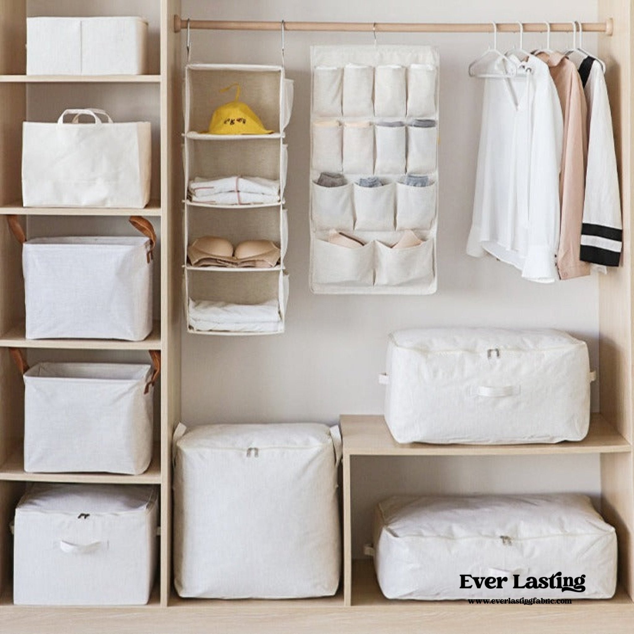 - Ever Lasting - Large Cotton Linen Storage Bags - Organizer - Ever Lasting