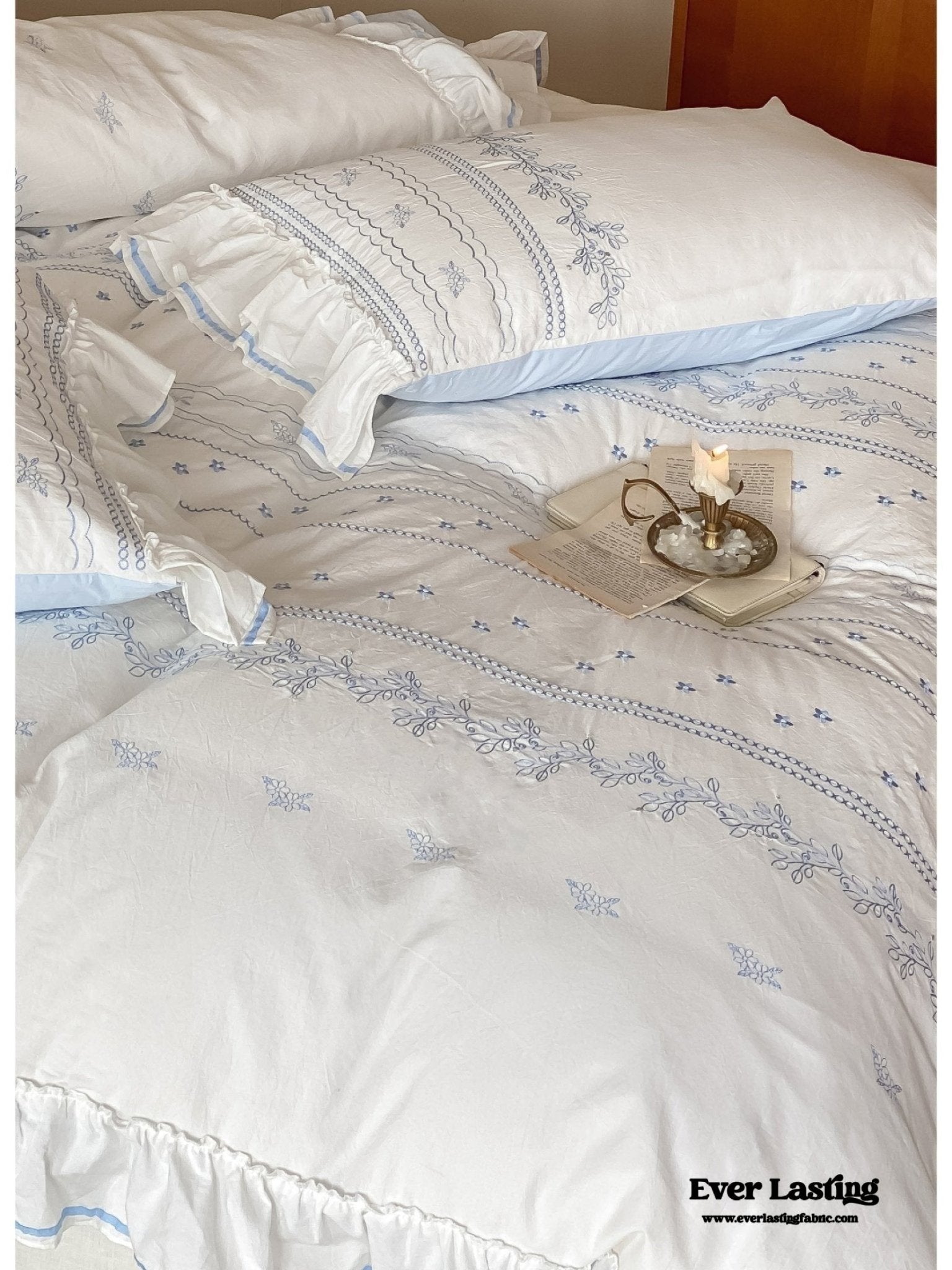 Large Pink Ruffle Square Pillowcase - Ever Lasting