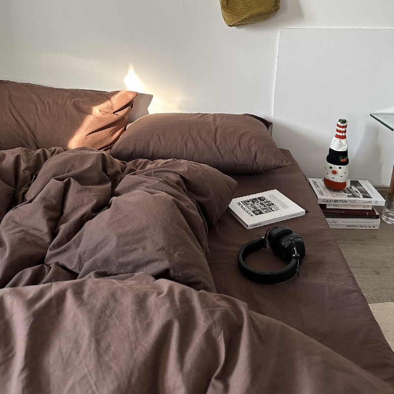 - Ever Lasting - Latte Bedding Set / Beige Brown - Bedding Set - Ever Lasting