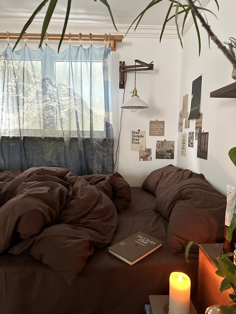 - Ever Lasting - Latte Bedding Set / Beige Brown - Bedding Set - Ever Lasting