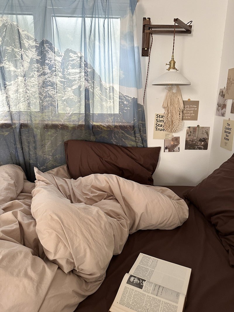 - Ever Lasting - Latte Bedding Set / Brown - Bedding Set - Ever Lasting