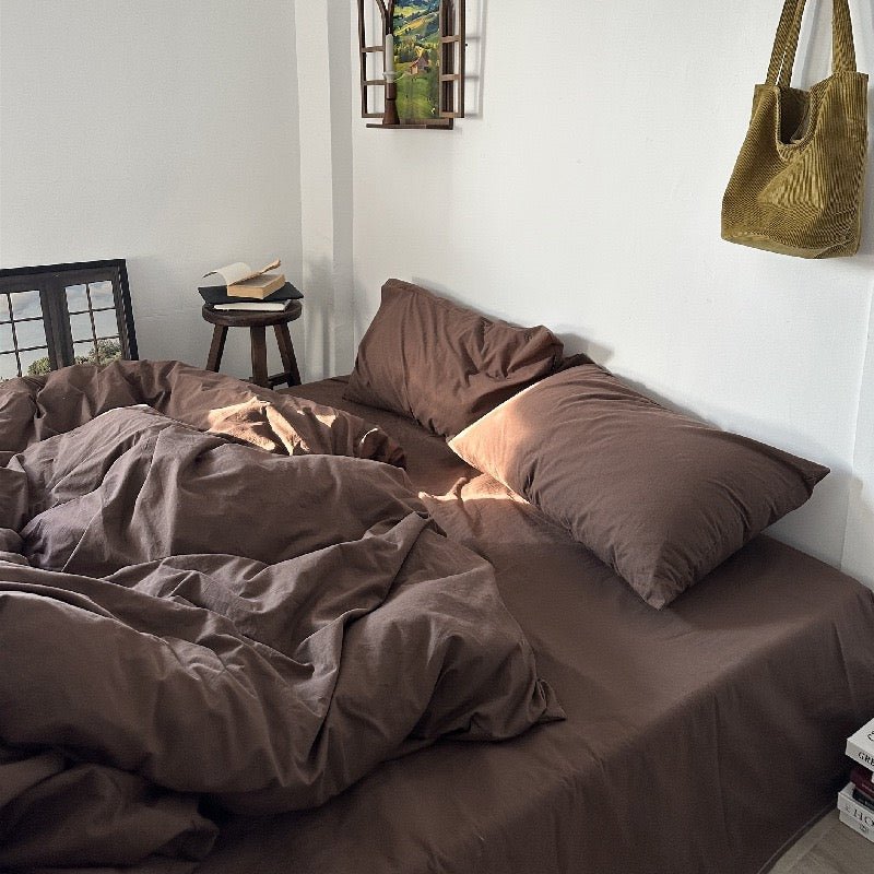 - Ever Lasting - Latte Bedding Set / Brown - Bedding Set - Ever Lasting