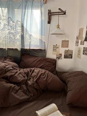 - Ever Lasting - Latte Small Room Bedding Set / Brown - Bedding Set - Ever Lasting