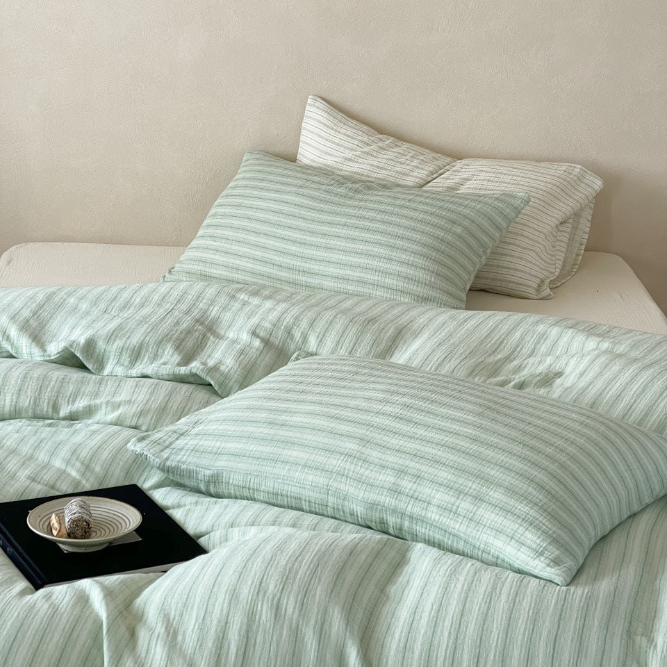 - Ever Lasting - Laurel Striped Pastel Bedding Bundle - Bedding Bundle - Ever Lasting