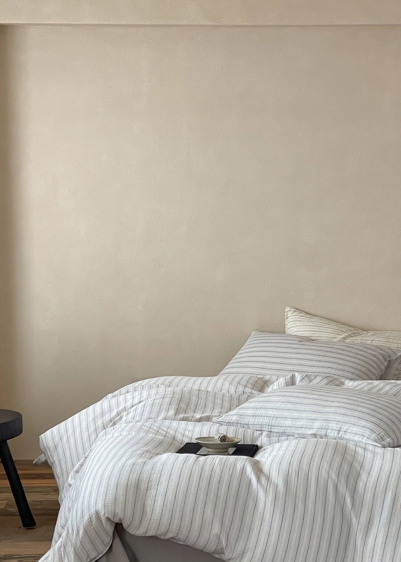 - Ever Lasting - Laurel Striped Pastel Bedding Set / Green - Bedding Set - Ever Lasting