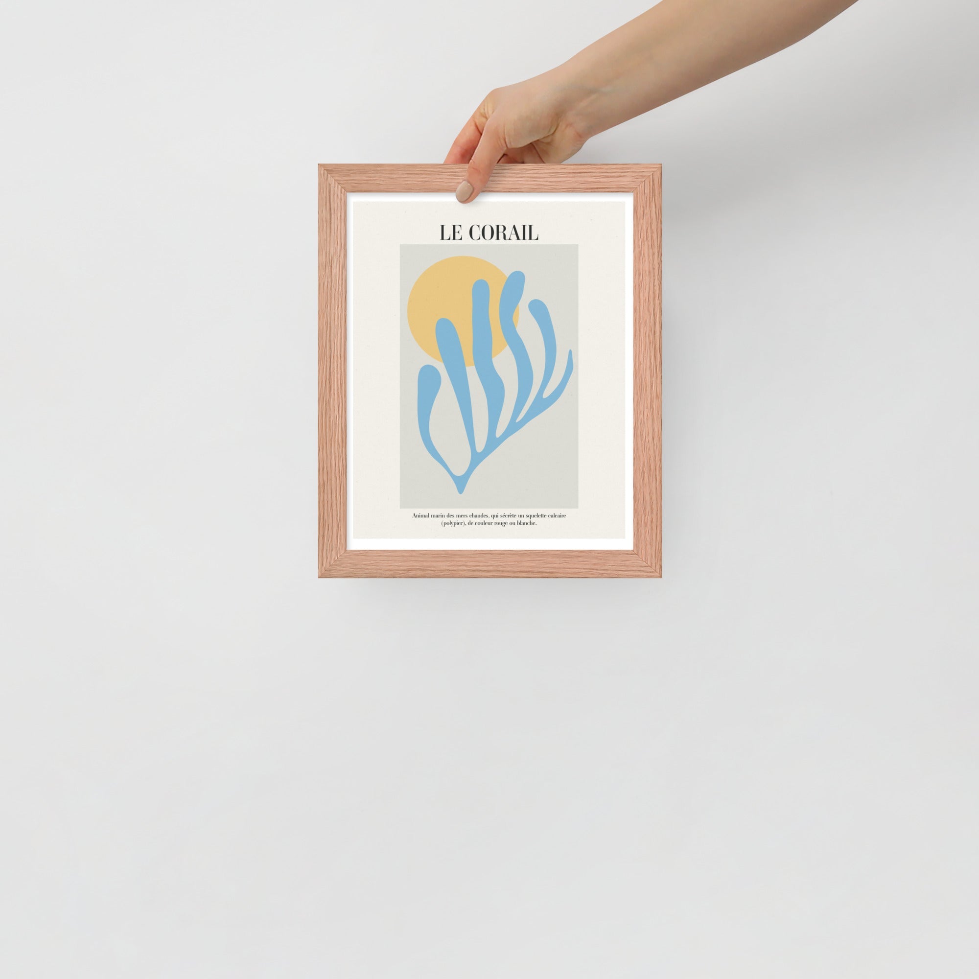 -Ever Lasting - Le Corail – Abstract Coral & Sun Modern Art Poster - Ever Lasting