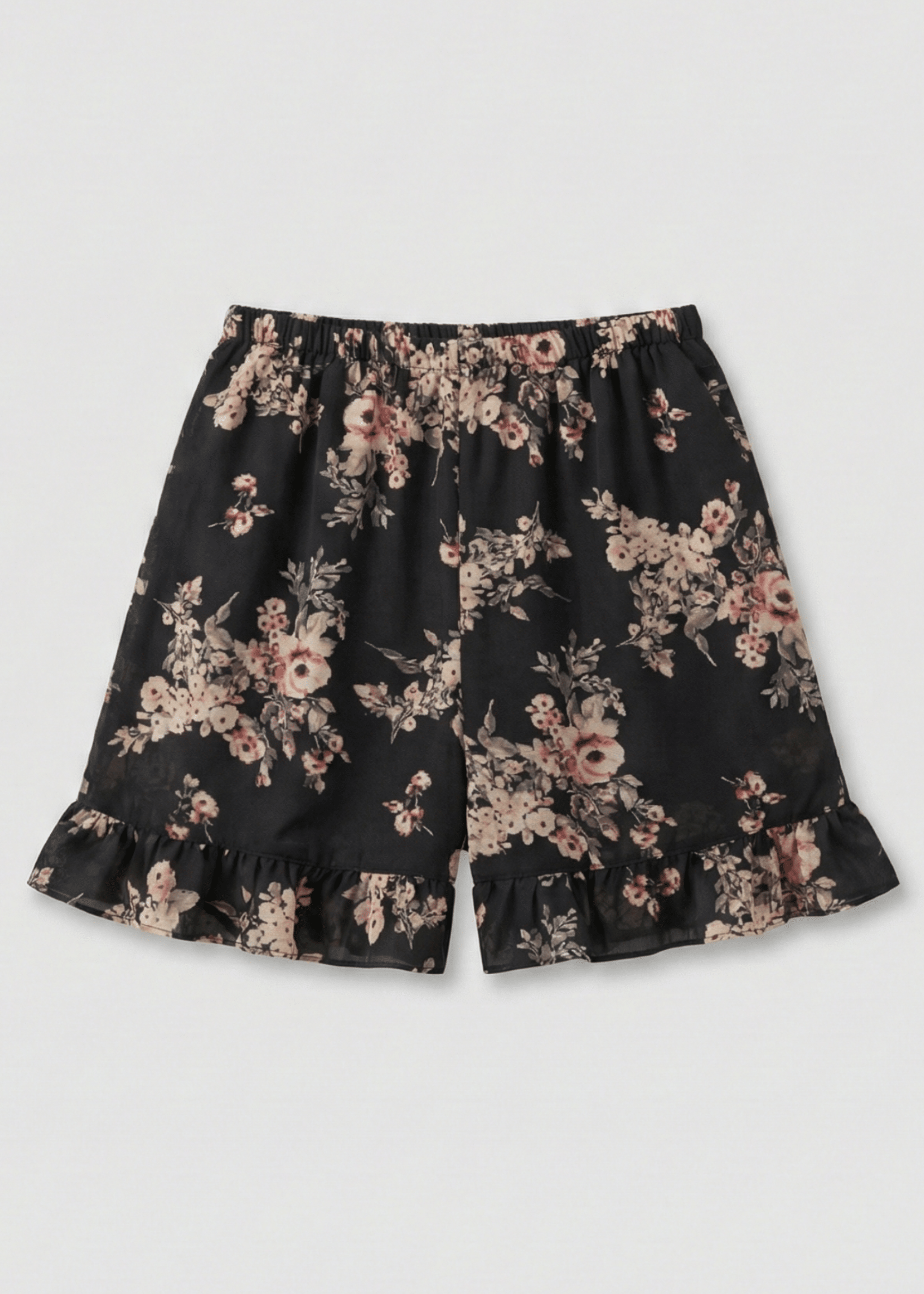 - Ever Lasting - Lelia Camisole Floral Pajama Set / Black - Pajamas - Ever Lasting