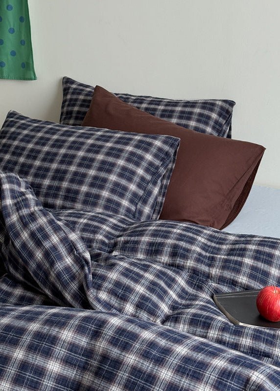 - Ever Lasting - Levi Gingham Bedding Set / Beige - Bedding Set - Ever Lasting