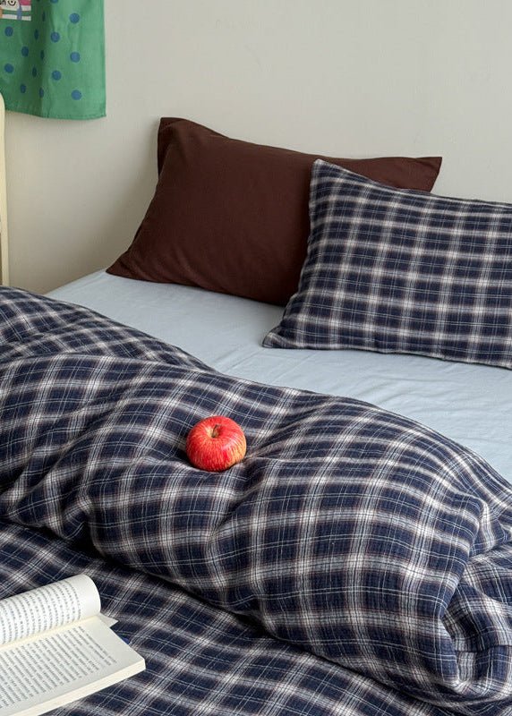 - Ever Lasting - Levi Gingham Bedding Set / Beige - Bedding Set - Ever Lasting