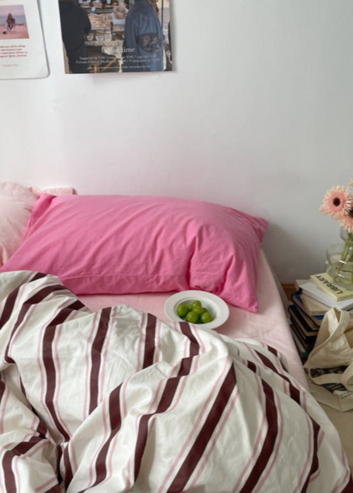 Liam Striped Bedding Set / Green - Ever Lasting