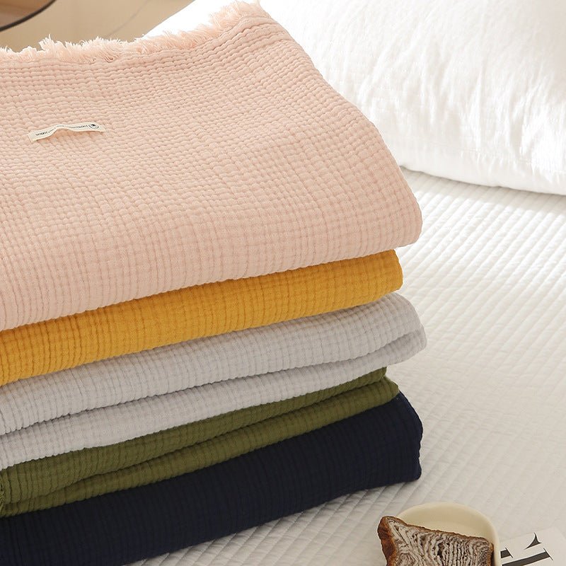 - Ever Lasting - Light Weight Cotton Blanket / Moss Green - Blankets - Ever Lasting