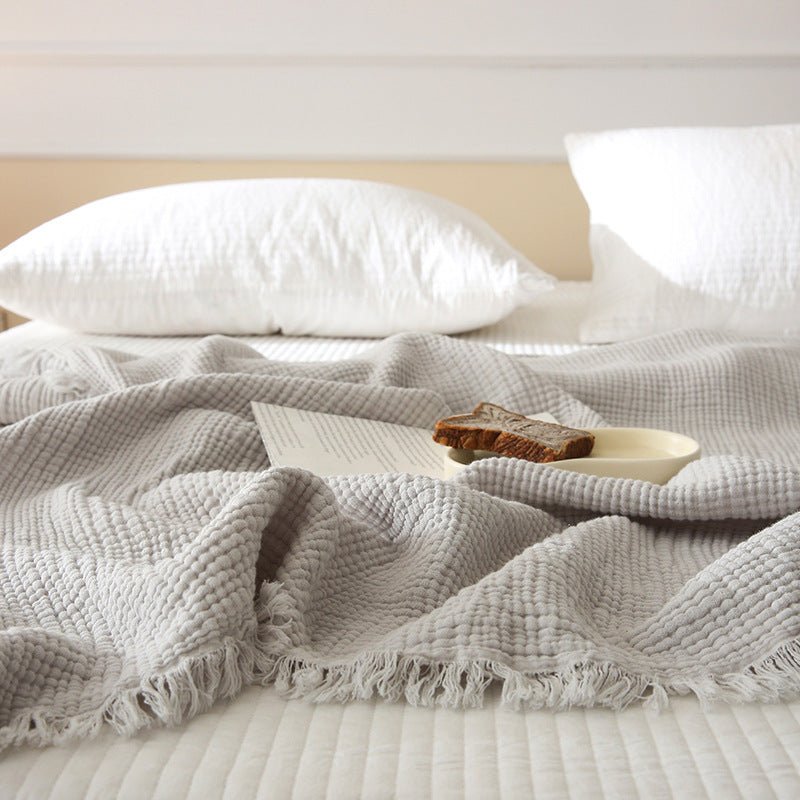 - Ever Lasting - Light Weight Cotton Blanket / Moss Green - Blankets - Ever Lasting