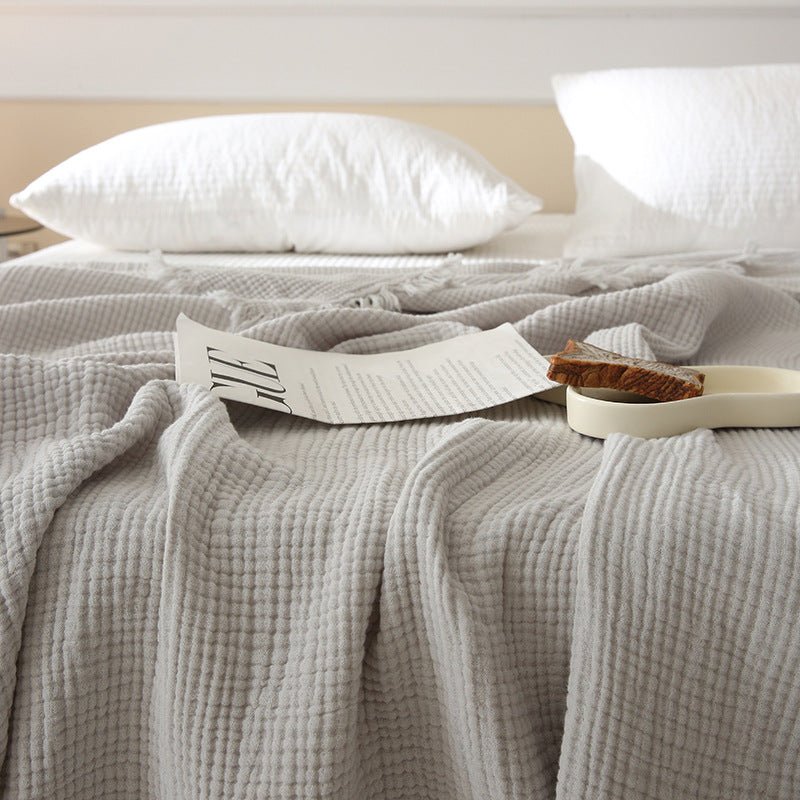 - Ever Lasting - Light Weight Cotton Blanket / Moss Green - Blankets - Ever Lasting