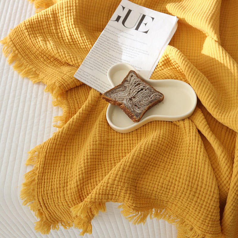 - Ever Lasting - Light Weight Cotton Blanket / Moss Green - Blankets - Ever Lasting