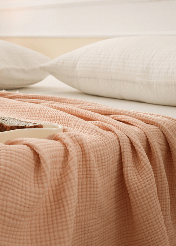 - Ever Lasting - Light Weight Cotton Blanket / Pink - Blankets - Ever Lasting