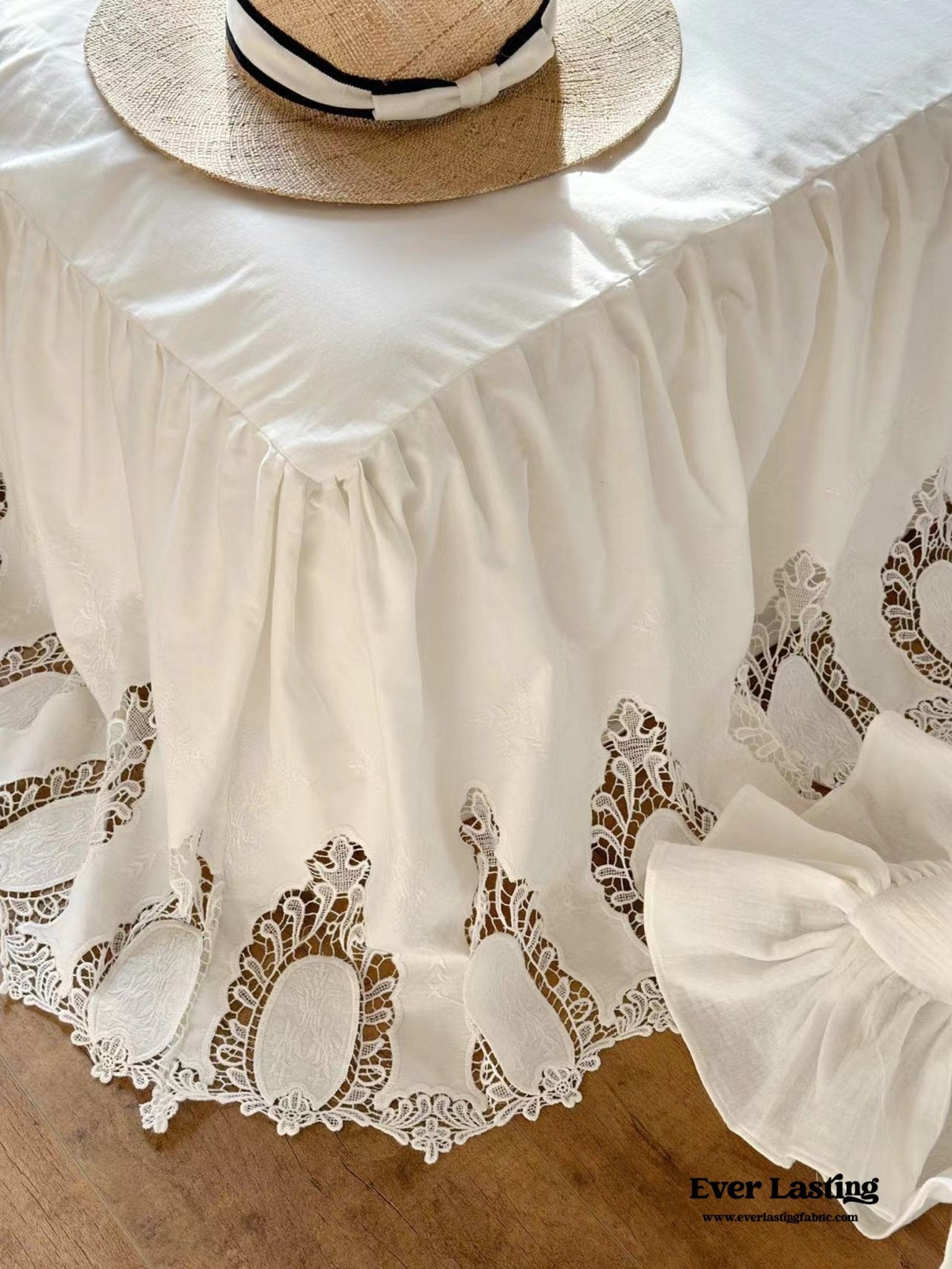 Liliane Elegant Ruffle Double Gauze Bedding Bundle - Ever Lasting