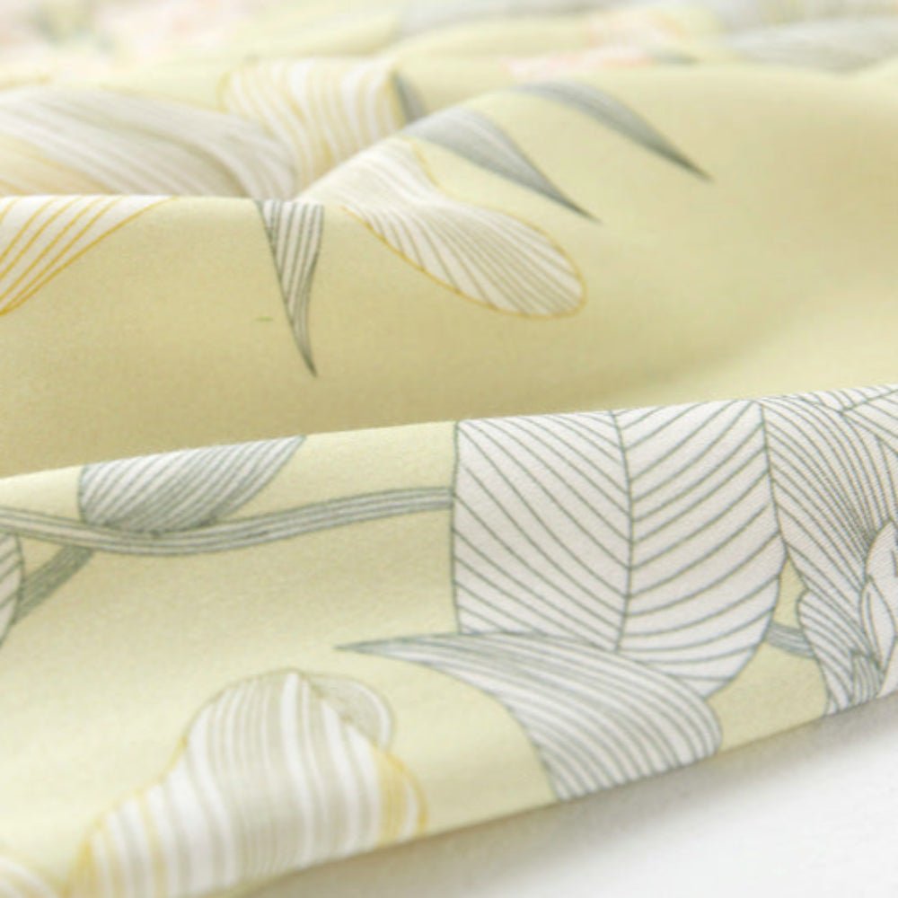 Lillian Lapel Collar & Button Front Floral Pajama Set / Long - Sleeve & Long - Pant - Ever Lasting