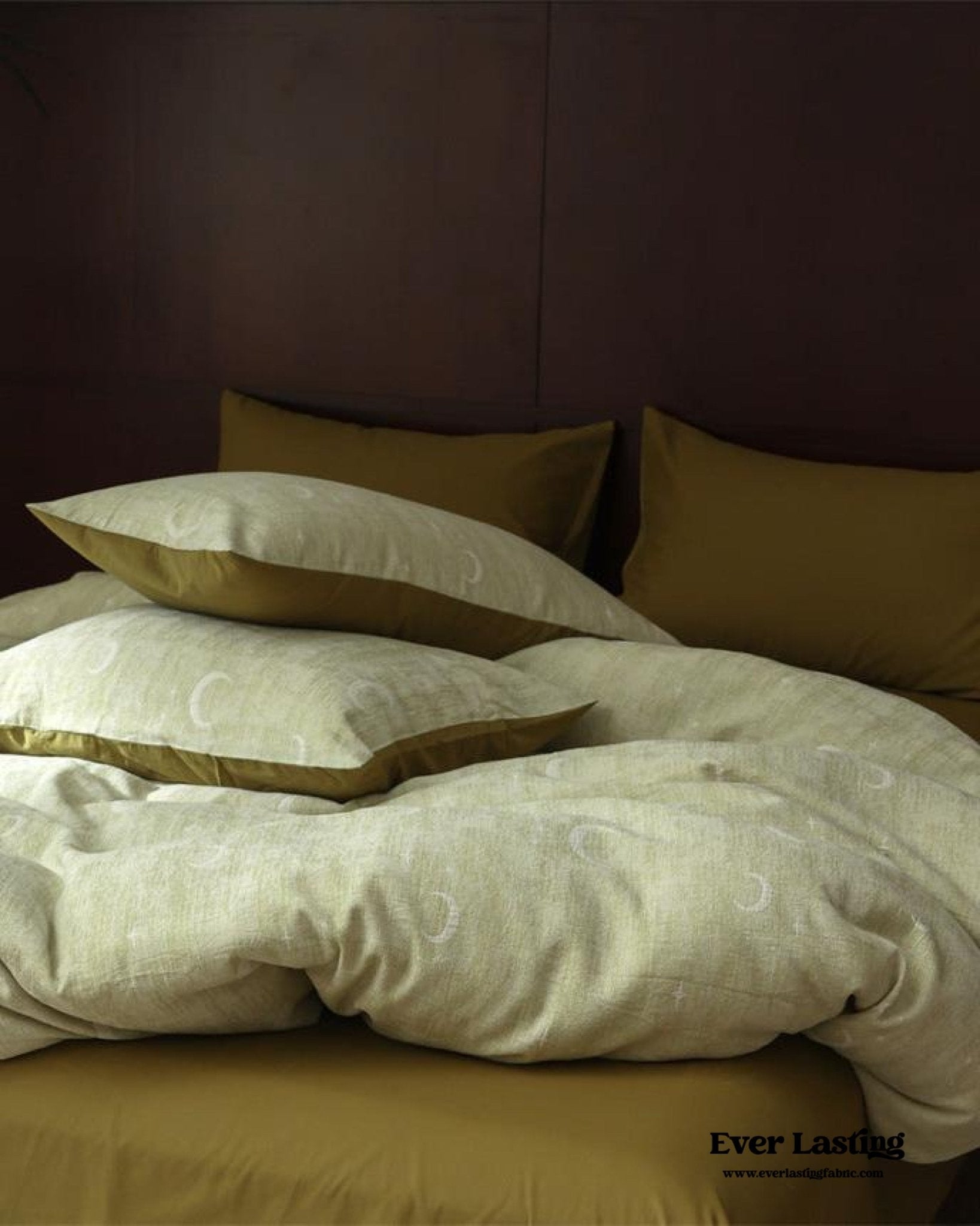 Lucien Silky Vintage Jacquard Bedding Bundle - Ever Lasting