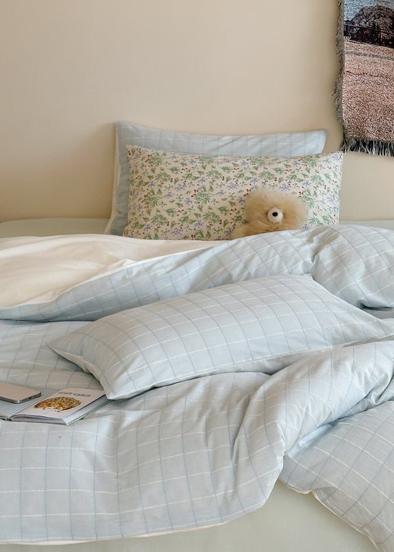 Lucy Gingham Textured Bedding Bundle - Ever Lasting