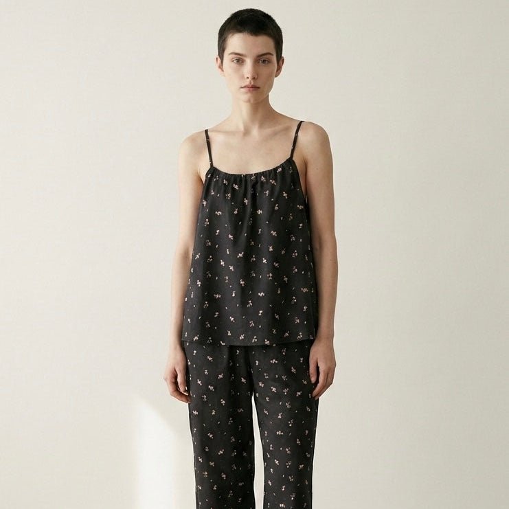 - Ever Lasting - Luma Sleeveless Floral Pajama Set / Pink - Pajamas - Ever Lasting