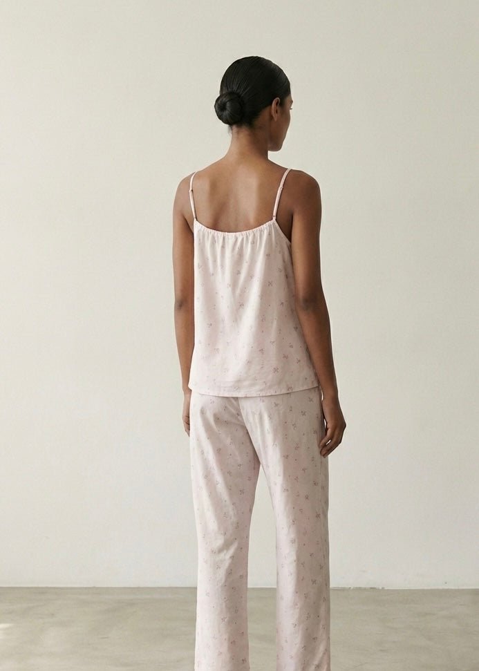 - Ever Lasting - Luma Sleeveless Floral Pajama Set / Pink - Pajamas - Ever Lasting